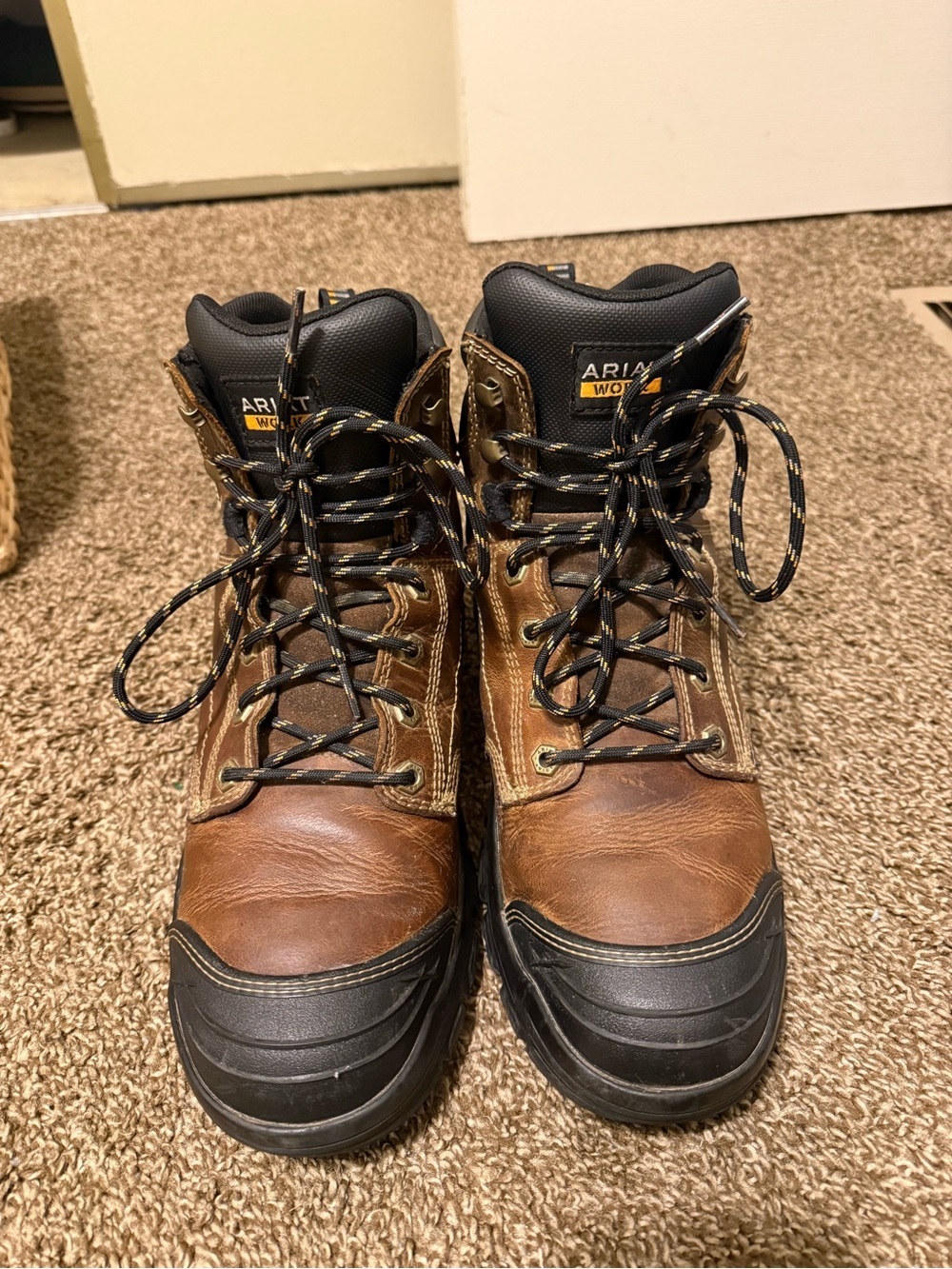 Ariat Treadfast 6" Work Boot Mans Brown Size 10/5